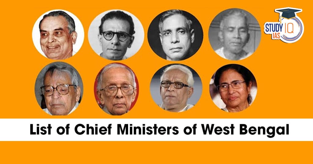 Chief Ministers of West Bengal
