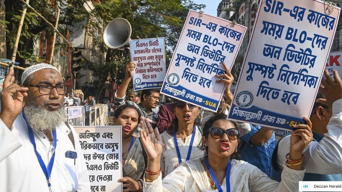 BLO Adhikar Mancha in West Bengal for SIR