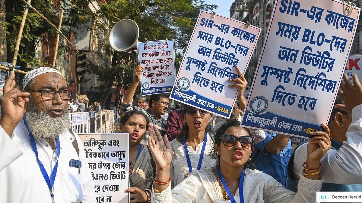 BLO Adhikar Mancha in West Bengal for SIR