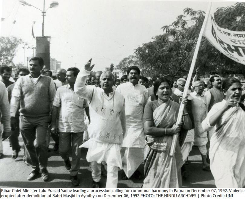 Lalu Prasad Yadav in Bihar