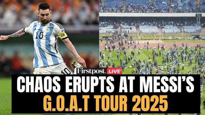 Trinamool Congress chaos with Messi