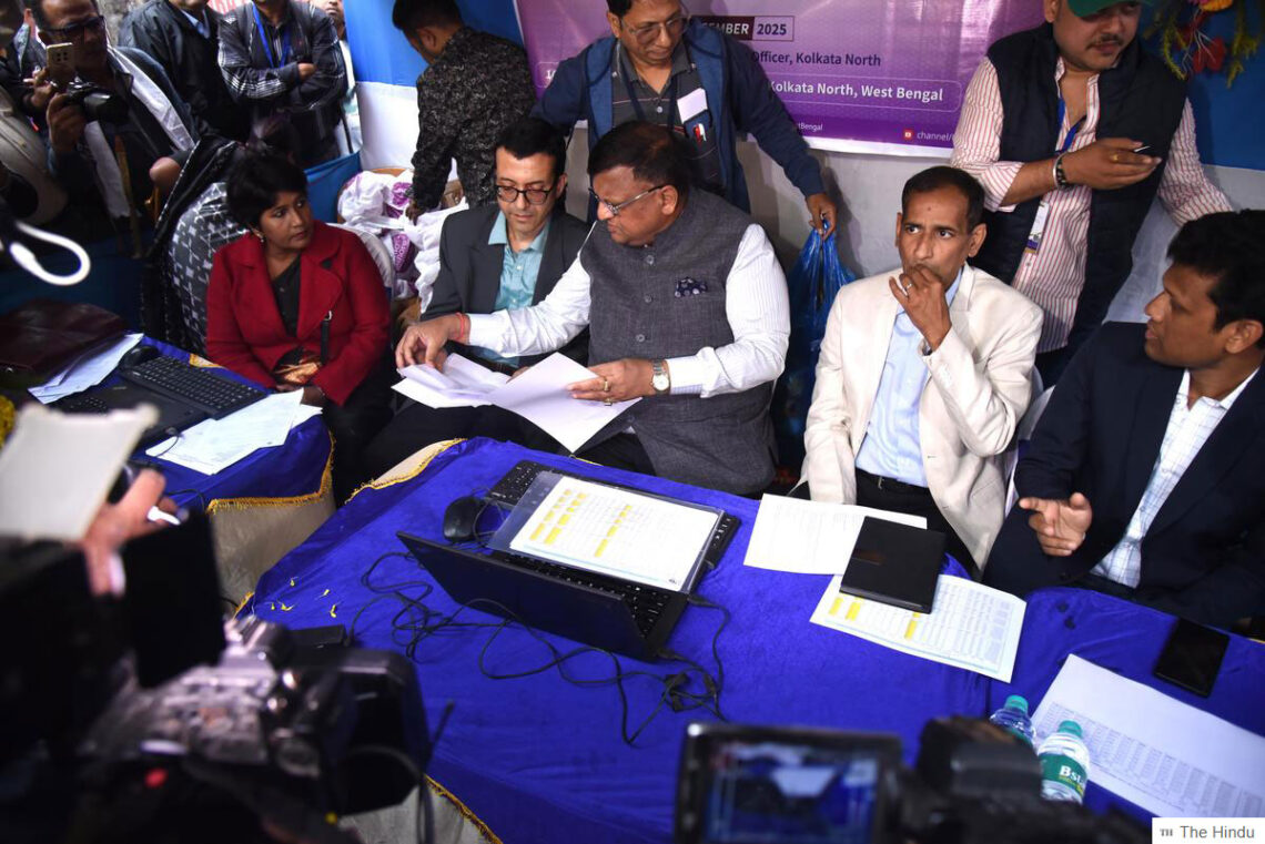 Micro Observers in special intensive revision in West Bengal