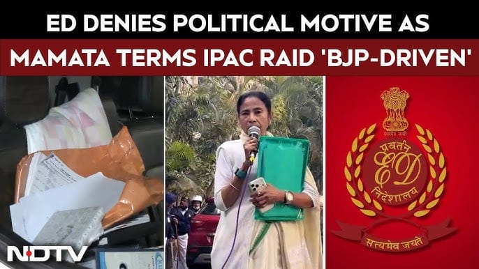 Mamata Banerjee is taking away documents in ED vs Mamata struggle