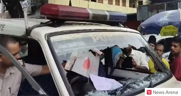 Attacks on Opposition Suvendu Adhikari in Medinipur