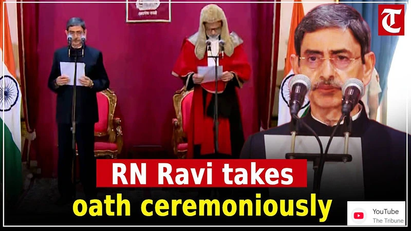 R.N. Ravi was sworn in as the Governor of West Bengal on