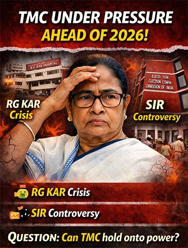 Mamata Banerjee is facing a tough battle against BJP in 2026 for Mamata's Mistakes