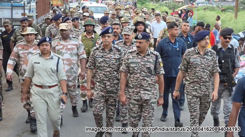 Route March of DG for a secured Bengal 2026 Phase 2