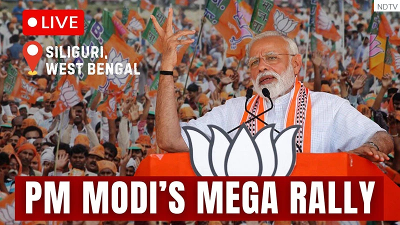 PM Modi on 11April: Bengal Showdown Begins in Siliguri | Massive BJP Rally