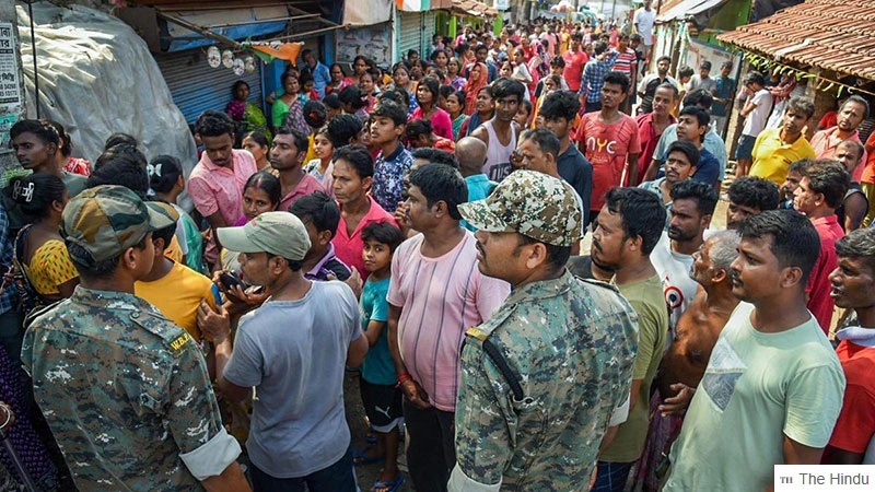 Hundreds stage protest against TMC leading to Falta Repoll