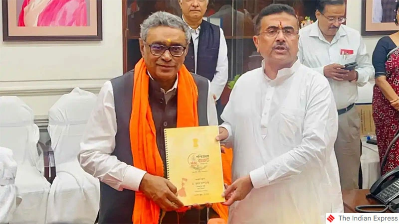 Swapan Dasgupta, the BJP Finance Minister presents Bengal Budget 2026