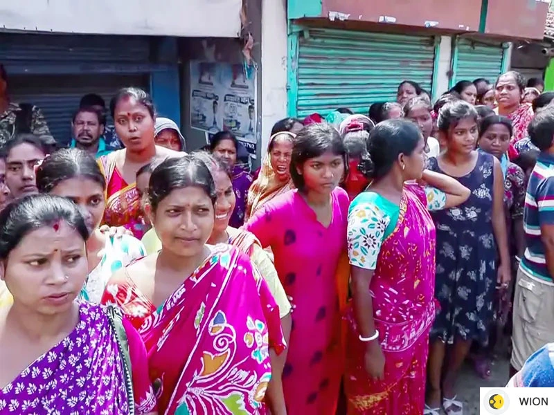 Falta Women come out to resist against Zahangeer, architect of Opposition-free Bengal