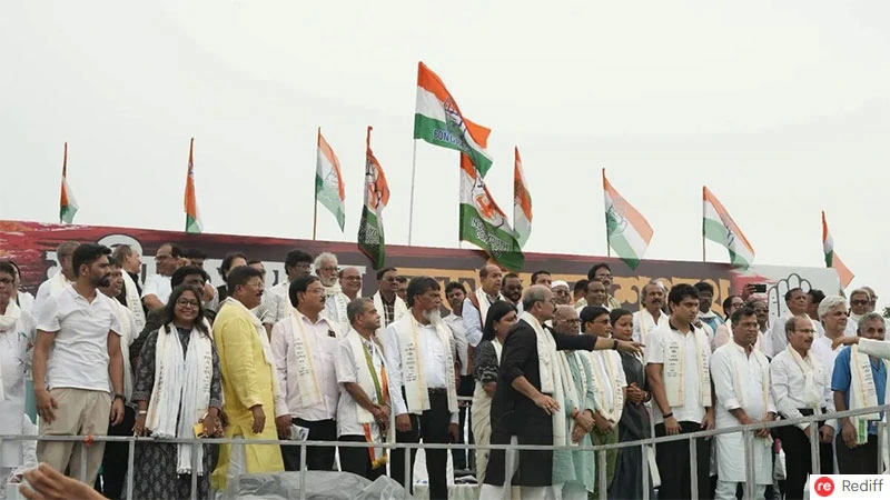 Congress reclaims Martyrs' Day stage in 21st July Bengal Politics